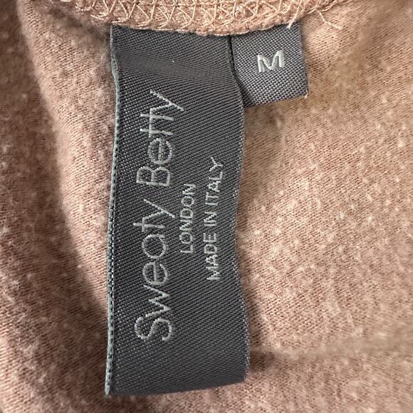 Sweaty Betty Escape Luxe Fleece Hoodie Women's Medium Pale Pink Pullover Active - Picture 6 of 10